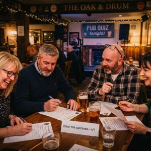 Quiz med spisning på Skaal - København